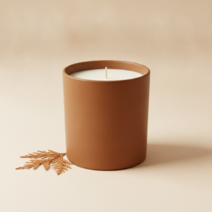 Amber Hearth Candle